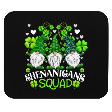 Discover Shenanigans Squad St Patricks Day Gnomes Irish Mouse Pads