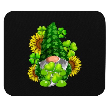 Discover Cute Gnome Sunflower Happy St Patricks Day Mouse Pads