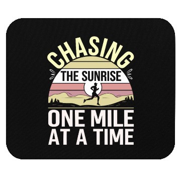 Discover Sunrise Runner Early Morning Fitness Dawn Running Mouse Pads