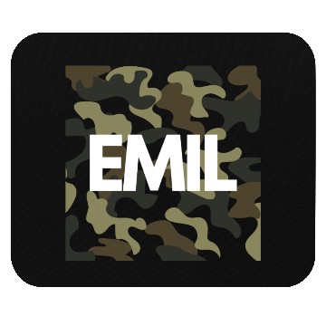 Discover Emil Name Mouse Pads Men Good Quality Camouflage