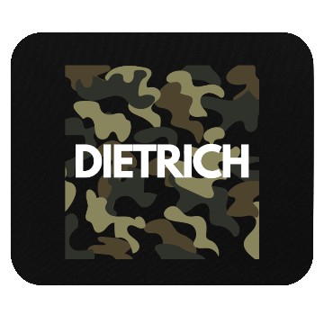 Discover Dietrich Name Mouse Pads Men Good Quality Camouflage