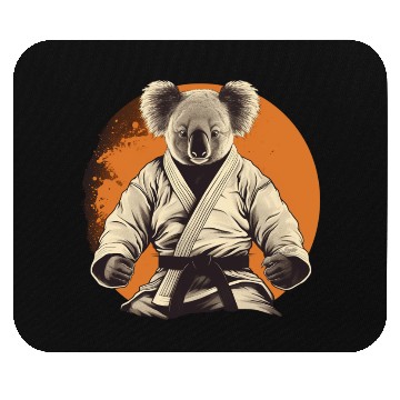 Discover Jiu Jitsu/Judo/Fighter Koala Mouse Pads