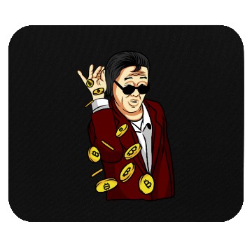 Discover Satoshi Coin Drop -Bitcoin Crypto Mouse Pads