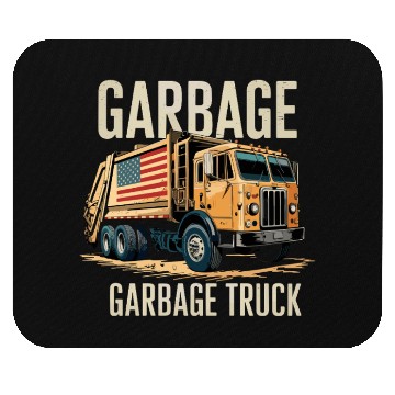 Discover Garbage Truck Illustration for You Mouse Pads