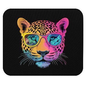 Discover Cheetah Wearing Sunglasses Hipster Style Mouse Pads