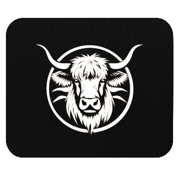Discover Highland cow Mouse Pads
