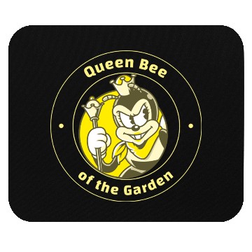 Discover Queen Bee of the Garden Mouse Pads
