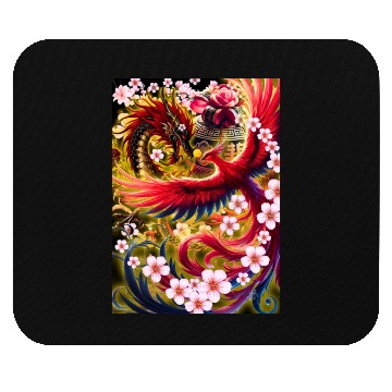 Discover Chinese Dragon and Phoenix Mouse Pads