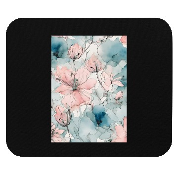 Discover Pastel Flowers, Flowers Mouse Pads