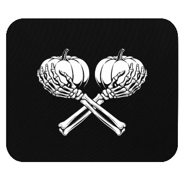 Discover Pumpkin Skeleton Hands Halloween Vibes Mouse Pads