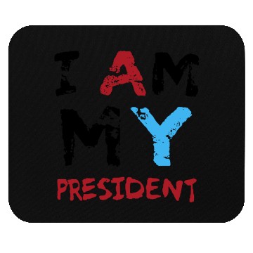 Discover I am my president Mouse Pads