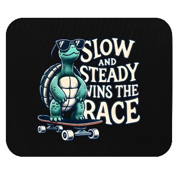 Discover Chill Turtle – Skateboard Vibes Mouse Pads