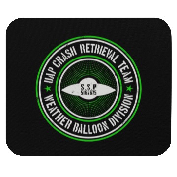 Discover UAP Crash Retrieval Team | Orbs UFOs Aliens UAPs Mouse Pads