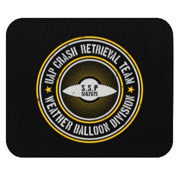 Discover UAP Crash Retrieval Team | Orbs UFOs Aliens UAPs Mouse Pads