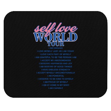 Discover Selflove World Tour Mouse Pads