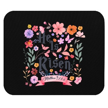 Discover He Is Risen Mouse Pads