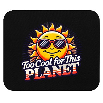 Discover Too Cool for This Planet – Retro Sun Mouse Pads