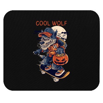 Discover Wild Wolf Spirit Mouse Pads