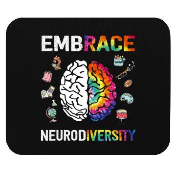 Discover Embrace Neurodiversity Autism Awareness Mouse Pads