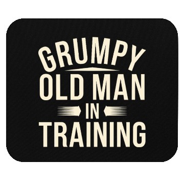 Discover Grumpy Old Man Mouse Pads