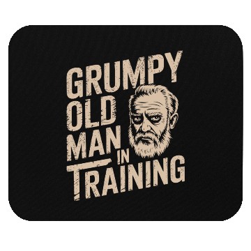 Discover Grumpy Old Man Mouse Pads