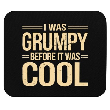 Discover Grumpy Old Man Mouse Pads