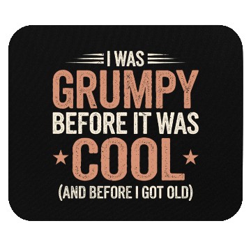 Discover Grumpy Old Man Mouse Pads