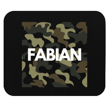 Discover Fabian Name Mouse Pads Men Good Quality Camouflage