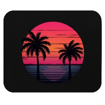 Discover Tropical Sunset Serenity Mouse Pads