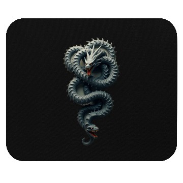Discover Abyssal Serpent Designs Mouse Pads