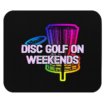Discover Disc Golf on Weekends Hobby Golfer Activities Mouse Pads