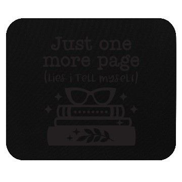 Discover Funny Book Lover Reading Design Mouse Pads