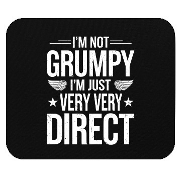 Discover Grumpy Old Man Mouse Pads
