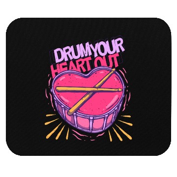 Discover Cardio Drumming Drum Your Heart Out Mouse Pads