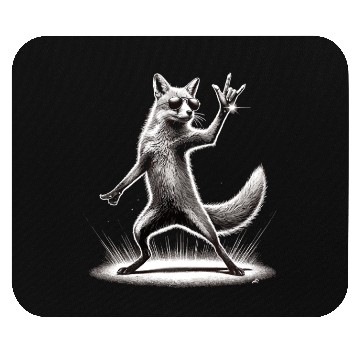 Discover Rock Fox – Cool and Wild Mouse Pads