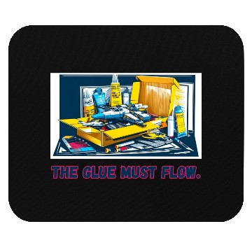 Discover sci fi models glue must flow 1A NL Mouse Pads