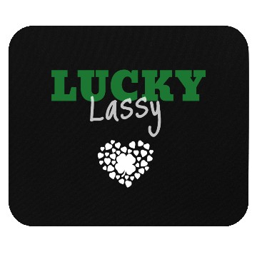 Discover Lucky Lassy with Heart Mouse Pads