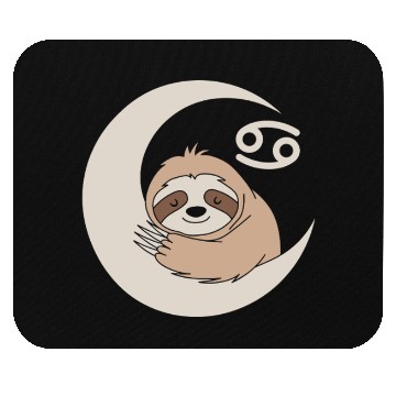 Discover Cancer Zodiac Sloth Embrace the Calmness Mouse Pads