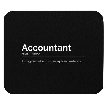 Discover Accountant Definition Magician Mouse Pads