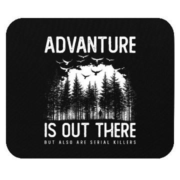 Discover Crime Serial Killer True Crime Satire Hiking Mouse Pads