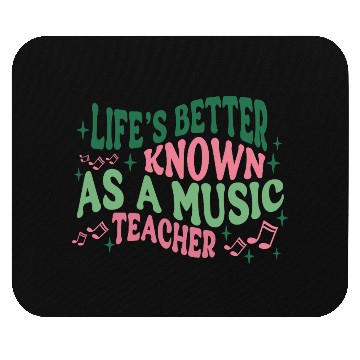 Discover Cute Retro Music Teacher Mouse Pads Gift