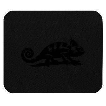 Discover Small Chameleon Dragon With Curled Tail Mouse Pads