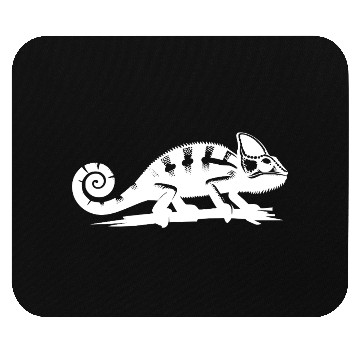 Discover Small Chameleon Dragon With Curled Tail Mouse Pads