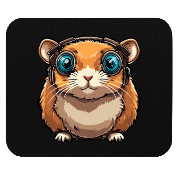 Discover Cyborg Hamster Mouse Pads