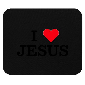 Discover I Heart Jesus Mouse Pads