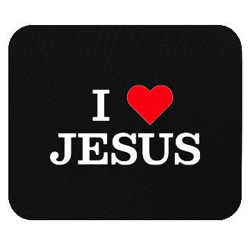 Discover I Heart Jesus Mouse Pads