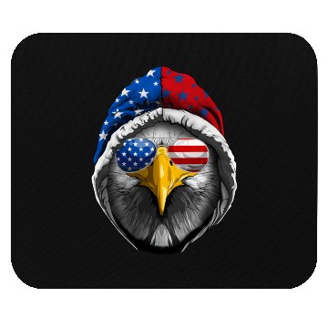 Discover American Flag Patriotic Eagle 4th of July Mouse Pads