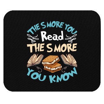 Discover s'more, read, book, lover, perfect, reading, Mouse Pads