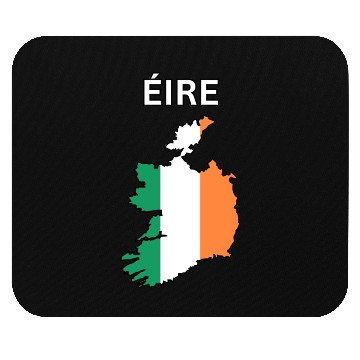 Discover Éire Flag Map Mouse Pads