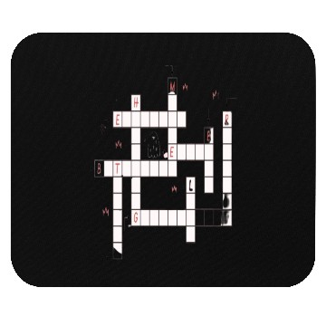 Discover Preppy Crossword Mouse Pads – Stylish & Fun Word Puzzl
